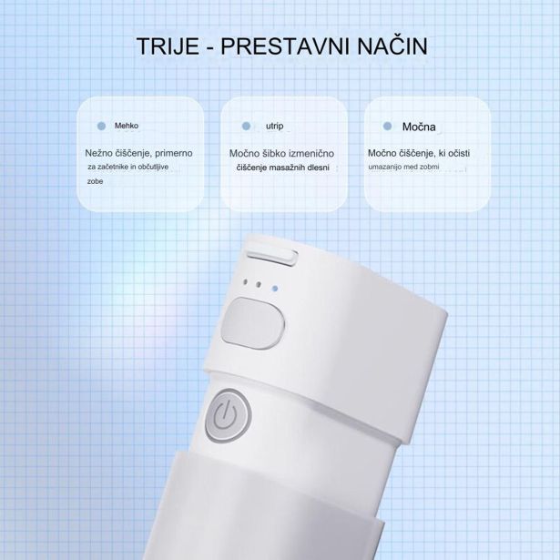 PRENOSNI ELEKTRIČNI USTNI ČISTILEC ZOB LYDSTO LQ-CYQ01