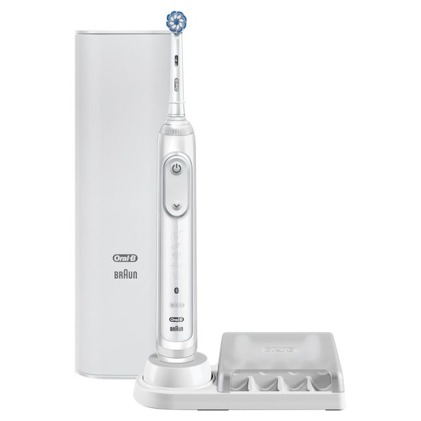 ELEKTRIČNA ZOBNA ŠČETKA ORAL B GENIUS X 20000N WHITE SENSITIVE + PREMIUM
