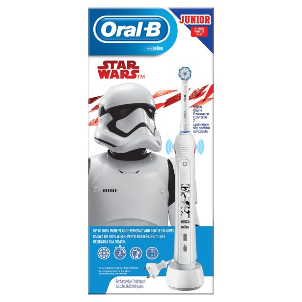 ELEKTRIČNA ZOBNA ŠČETKA ORAL B JUNIOR STAR WARS PRO2