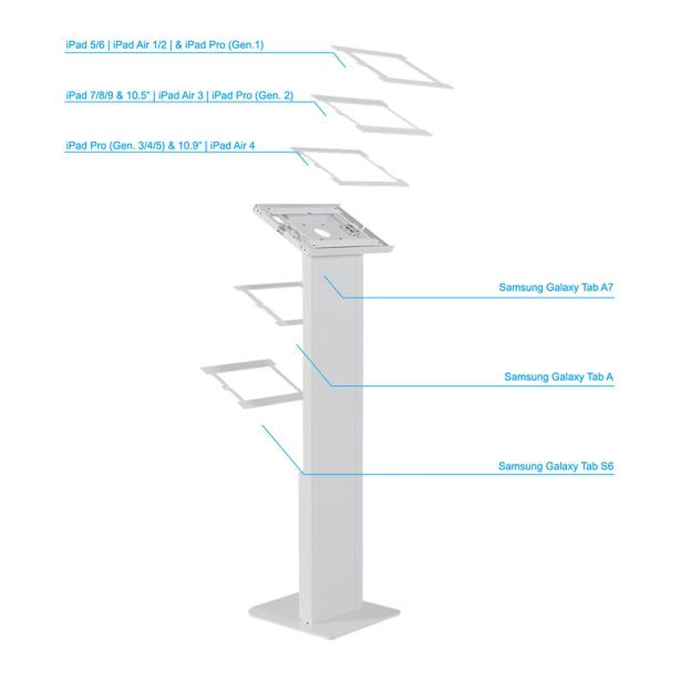 NOSILEC ZA TAB RAČUNALNIK NEOMOUNTS INFORMACIJSKO STOJALO ZA TABLICO FL15-750WH1