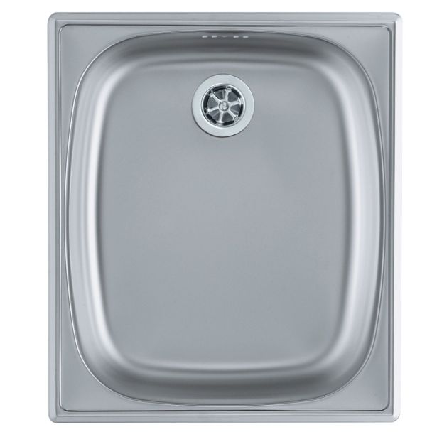 NERJAVNO POMIVALNO KORITO ALVEUS BASIC 10, SATIN 380X440 MM