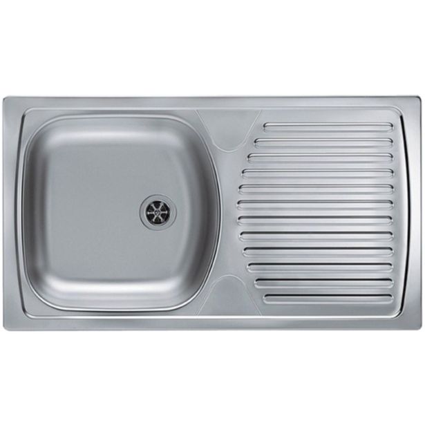 NERJAVNO POMIVALNO KORITO ALVEUS BASIC 170, LEINEN 780X435 MM IZTOK 38.1 MM