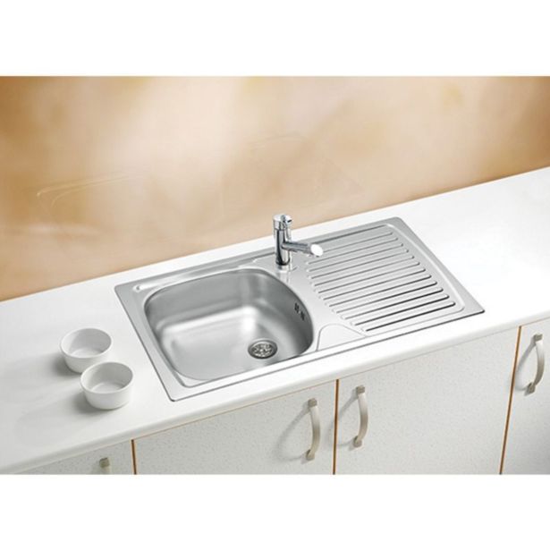 NERJAVNO POMIVALNO KORITO ALVEUS BASIC 170, LEINEN 780X435 MM IZTOK 38.1 MM