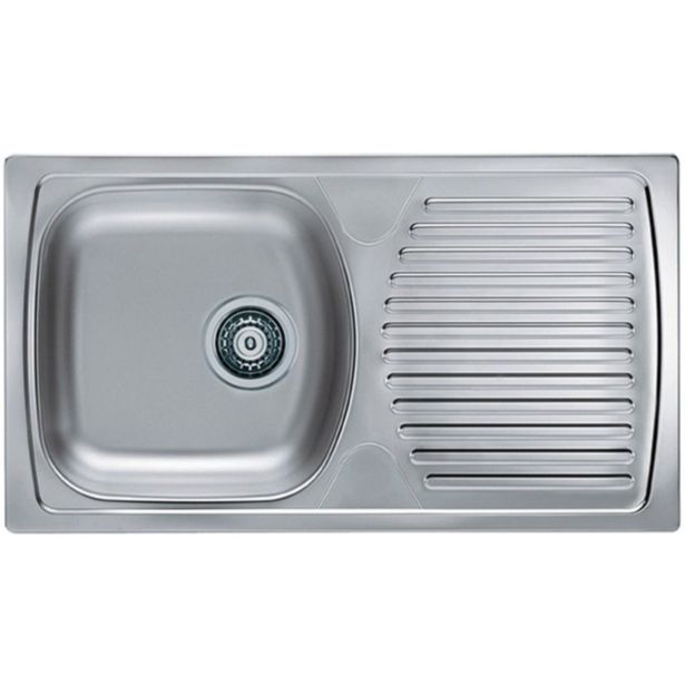 NERJAVNO POMIVALNO KORITO ALVEUS BASIC 170, NAT 780X435 MM IZTOK 88.9 MM