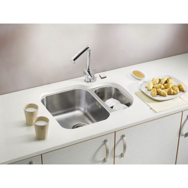 NERJAVNO POMIVALNO KORITO ALVEUS DUO 70, SATIN 560X440 MM