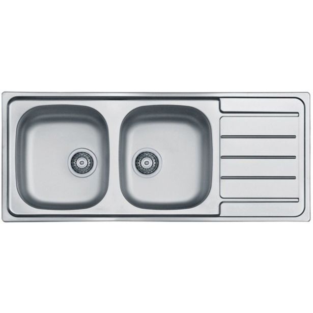 NERJAVNO POMIVALNO KORITO ALVEUS LINE 100, LEINEN 1160X500 MM