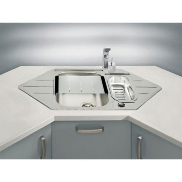 NERJAVNO POMIVALNO KORITO ALVEUS LINE 40, LEINEN 985X500 MM