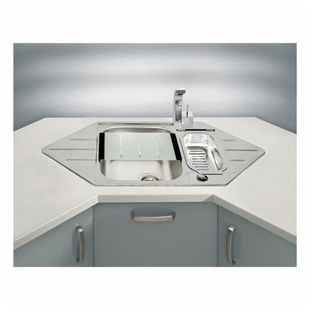 NERJAVNO POMIVALNO KORITO ALVEUS LINE 40, SATIN 985X500 MM