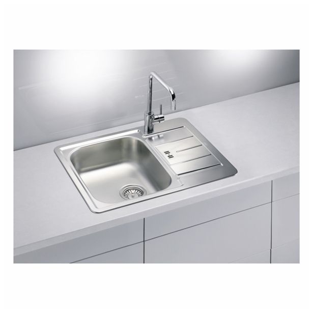 NERJAVNO POMIVALNO KORITO ALVEUS LINE 60, SATIN 615X500 MM