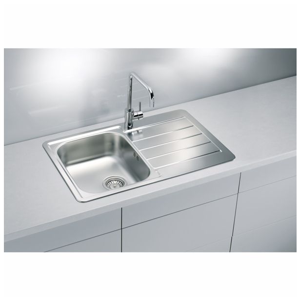 NERJAVNO POMIVALNO KORITO ALVEUS LINE 80, LEINEN 790X500 MM