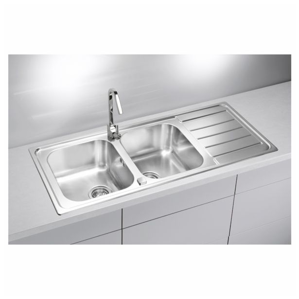 NERJAVNO POMIVALNO KORITO ALVEUS LINE MAXIM 100, SATIN 1160X500 MM