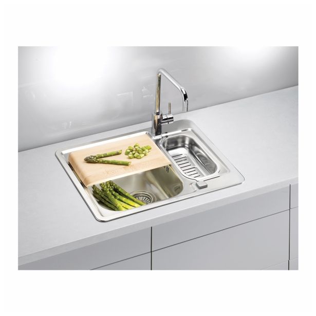 NERJAVNO POMIVALNO KORITO ALVEUS LINE MAXIM 50, SATIN 615X500 MM