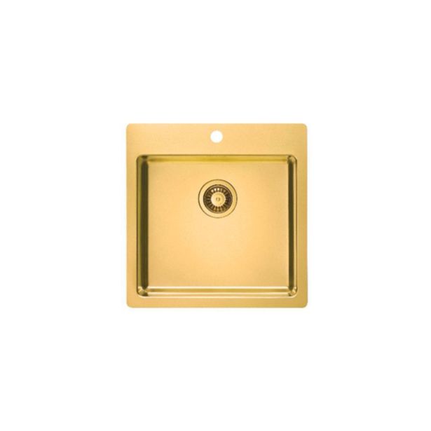 NERJAVNO POMIVALNO KORITO ALVEUS MONARCH PURE 30, BRONZE 515X525 MM