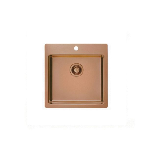 NERJAVNO POMIVALNO KORITO ALVEUS MONARCH PURE 30, COPPER 515X525 MM