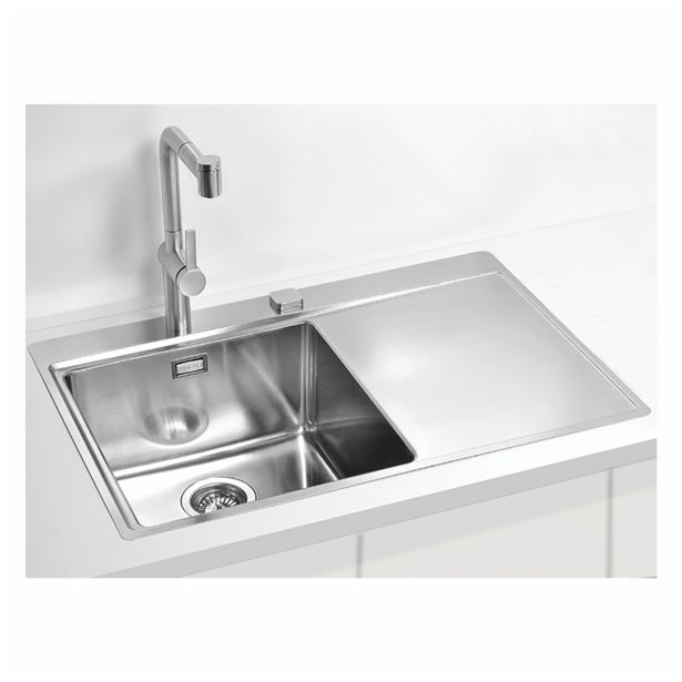 NERJAVNO POMIVALNO KORITO ALVEUS PURE 40, LEVI, SATIN 790X525 MM