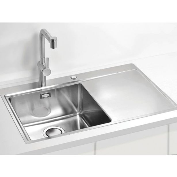 NERJAVNO POMIVALNO KORITO ALVEUS PURE UP 40, SATIN 790X525 MM, LEVI