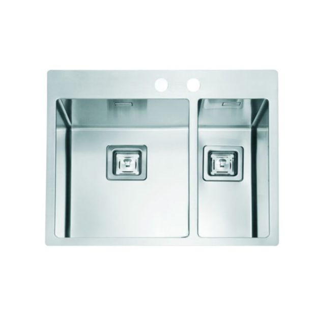 NERJAVNO POMIVALNO KORITO ALVEUS STYLUX 20, SATIN 595X510 MM DESNI