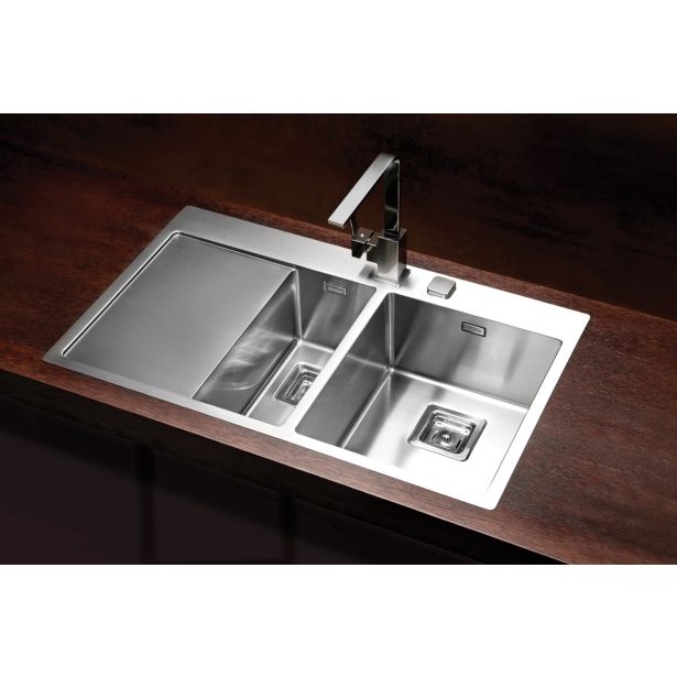 NERJAVNO POMIVALNO KORITO ALVEUS STYLUX 60, SATIN 860X510 MM DESNI