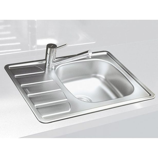 NERJAVNO POMIVALNO KORITO ALVEUS ZOOM 10, LEINEN 615X500 MM