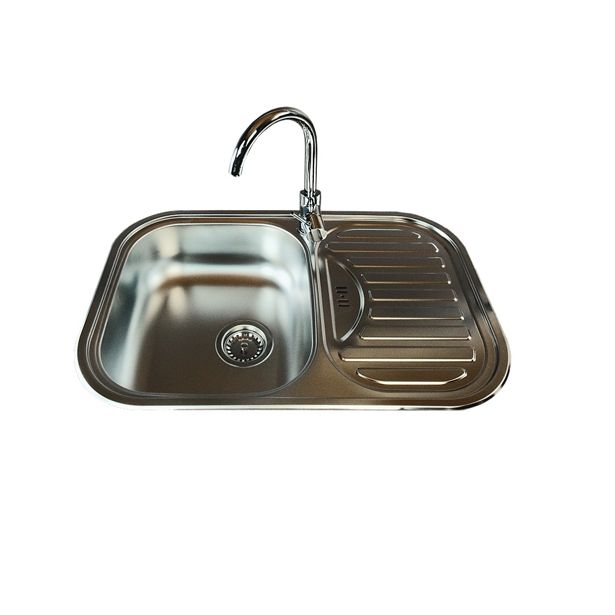 NERJAVNO POMIVALNO KORITO MINES-IB SET KARAT, SATIN MIB 25004 + K 910