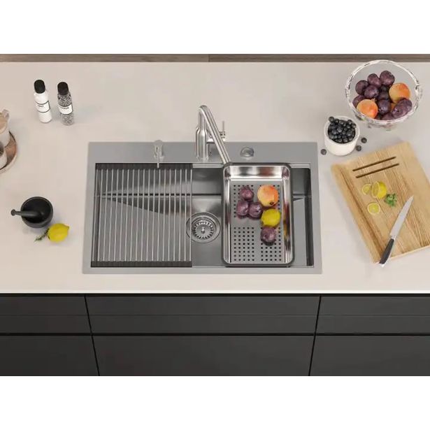 NERJAVNO POMIVALNO KORITO QUADRON BURT WORKSTATION INOX