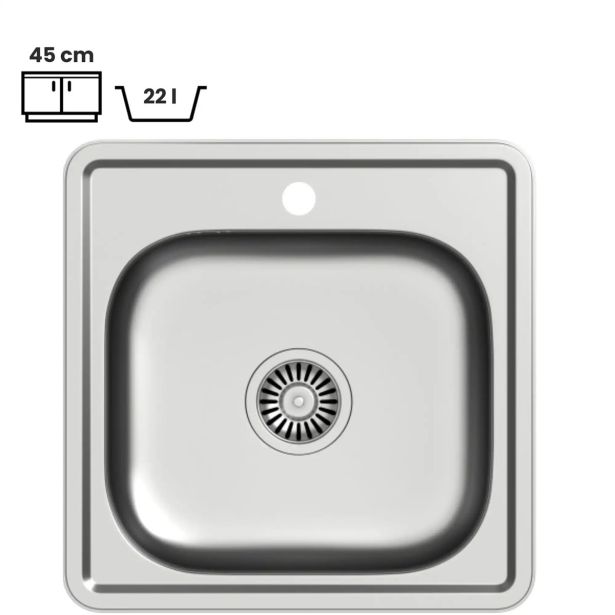 NERJAVNO POMIVALNO KORITO QUADRON JOE 110 INOX