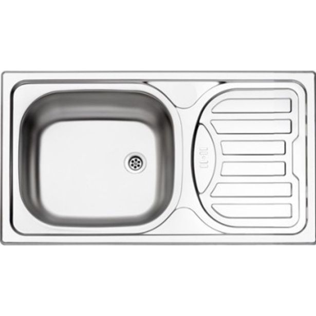 NERJAVNO POMIVALNO KORITO SINK SOLUTION NAPOLI SET Z ARMATURO