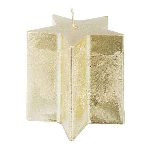 SVEČA BIZZOTTO 7X7.5 CM NIVA GOLD STAR