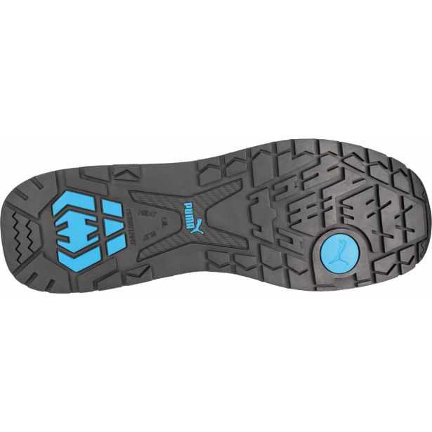 NIZKI DELOVNI ČEVLJI PUMA BLAZE KNIT LOW ŠT.39 S1P HRO SRC, MODER