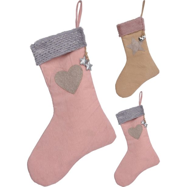 NOGAVICA S SRČKI 40 CM