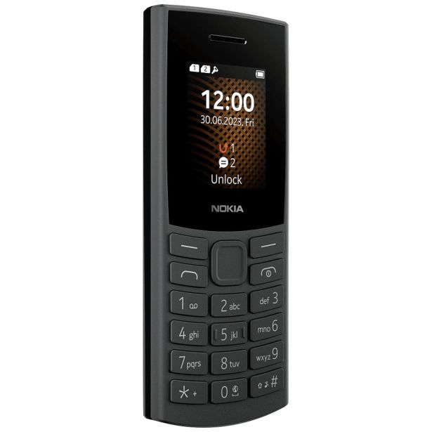 NOKIA 105 TA-1551 (2023) TELEFON NA TIPKE DUAL SIM 4G - ČRNA