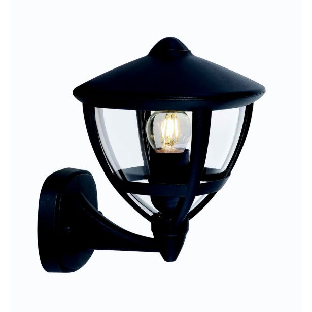 STENSKA VRTNA SVETILKA NOLO 1XE27, GOR ANTRACIT