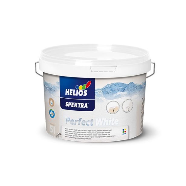 NOTRANJA ZIDNA BARVA HELIOS SPEKTRA PERFECT WHITE 5 L
