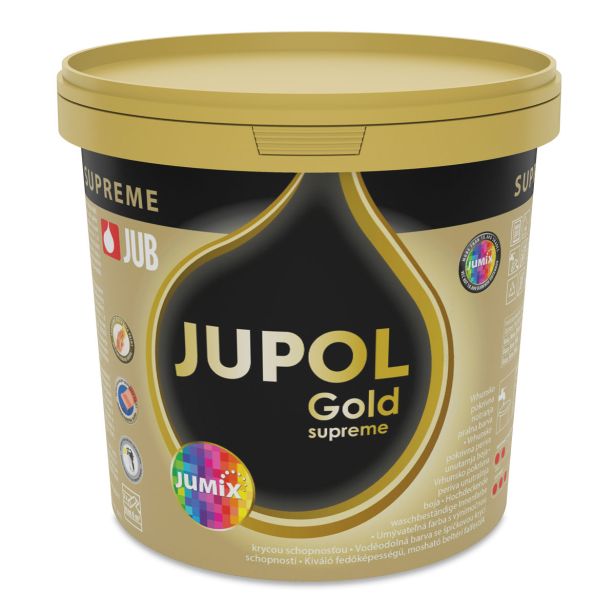 NOTRANJA ZIDNA BARVA JUB JUPOL GOLD BELI SUPREME 0.75 L