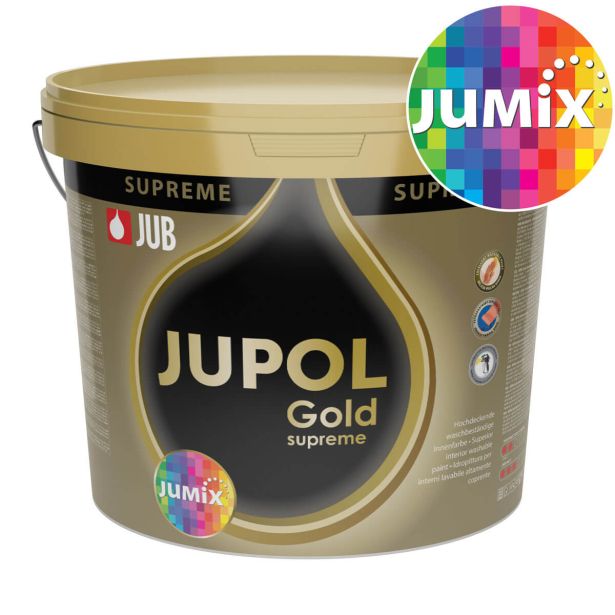 NOTRANJA ZIDNA BARVA JUB JUPOL GOLD BELI SUPREME 15 L