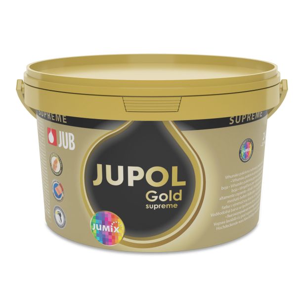 NOTRANJA ZIDNA BARVA JUB JUPOL GOLD BELI SUPREME 2 L