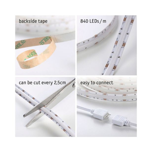 NOTRANJI LED TRAK PAULMANN SIMPLED SET 3M RGB 22W 230/12V DC