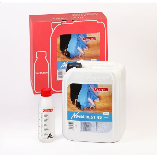 VODNI LAK ZA PARKET SYNTECO NOVA BEST 45 POLMAT 2K VODNI 5 L