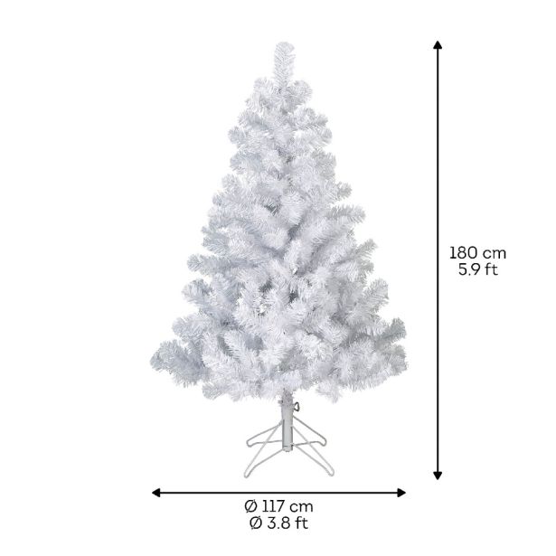 NOVOLETNA JELKA EVERLANDS 180 CM BELA IMPERIAL PINE