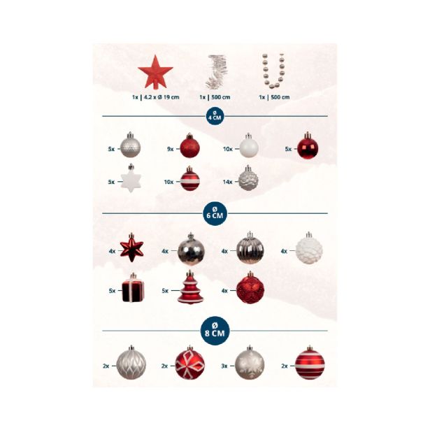 NOVOLETNA JELKA EVERLANDS 180 CM ZELENA Z OKRASKI 260 LUČK, IMPERIAL PINE