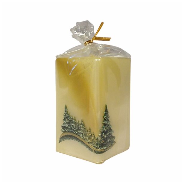 NOVOLETNA SVEČA MULLER ZIMA KREM BARVE