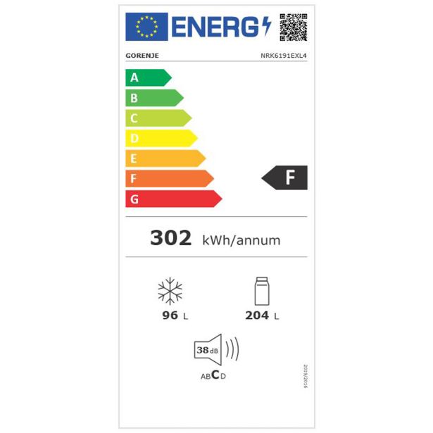 HLADILNIK IN ZAMRZOVALNIK GORENJE NRK6191EXL4
