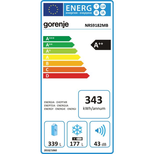 AMERIŠKI HLADILNIK GORENJE NRS 9182 MB