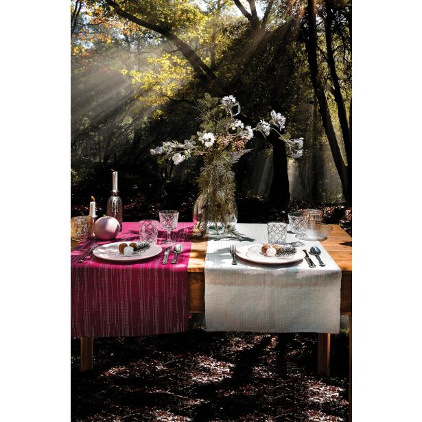 NAMIZNI TEKAČ AMO LA CASA NY SILVER SKATES 45X140CM SORTIRANO