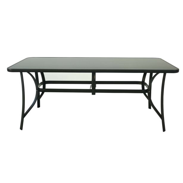 KOVINSKA MIZA BIVA NYBRO MIZA 180X90X71 CM SIVA