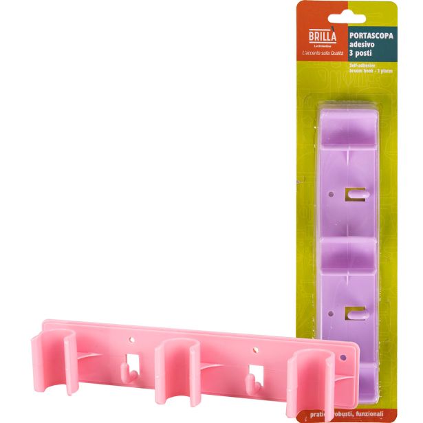 OBEŠALNIK LA BRIANTINA STENSKO DRŽALO ZA METLE 3/1 (22X4.5CM)