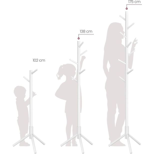 OBEŠALNIK VASAGLE RCR04WT