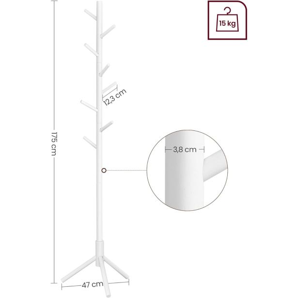 OBEŠALNIK VASAGLE RCR04WT