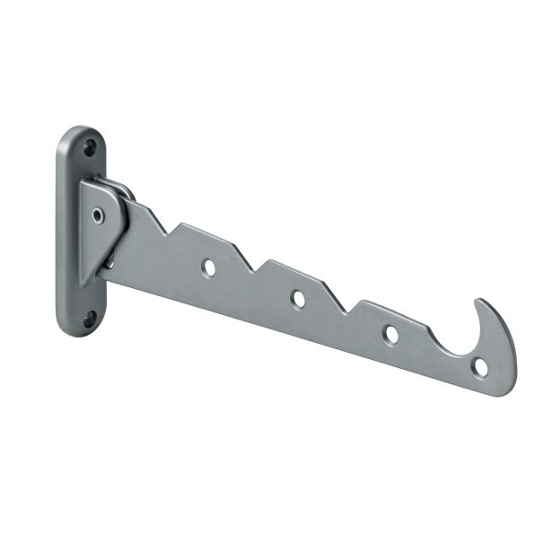 ZLOŽLJIV OBEŠALNIK ZA OBLAČILA HETTICH DIY, 290 MM, SIVA