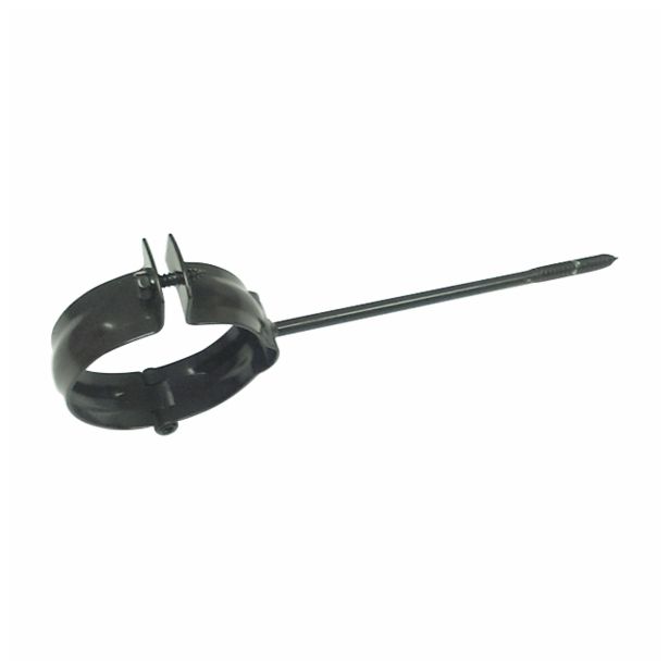 OBJEMKA ZA ŽLEB ŠUŠTERŠIČ FI 10 CM POCINKANA RJAVA DOLŽINA ŠPICE 28 CM